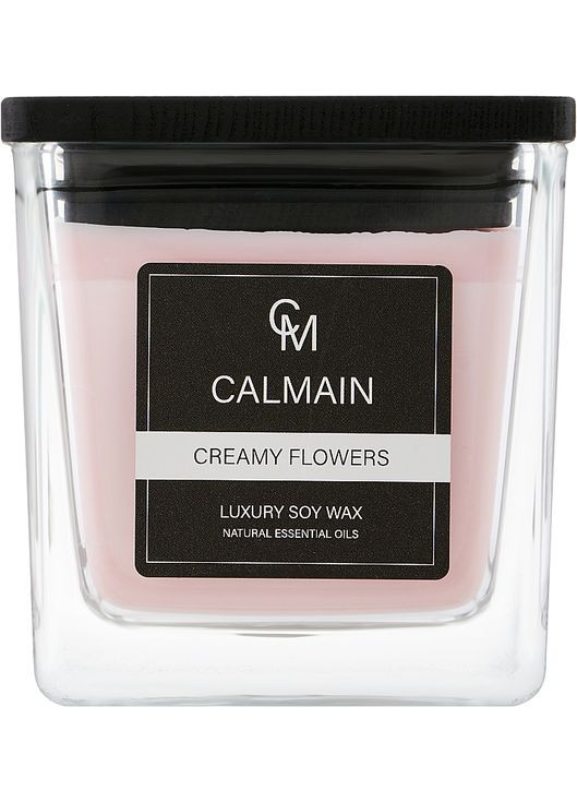 Ароматична свічка "Вершкові квіти" Candles Creamy Flowers 430g (936805-58225) Calmain (368903001)