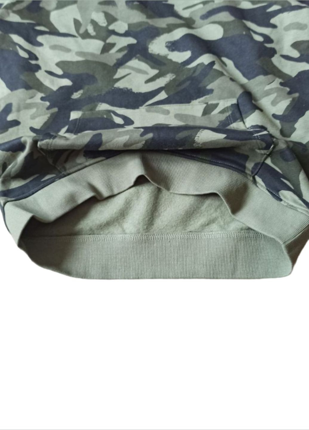 Спортивный костюм (худые+штаны) на флисе, принт милитари хаки, 152-158 см George (300095970)