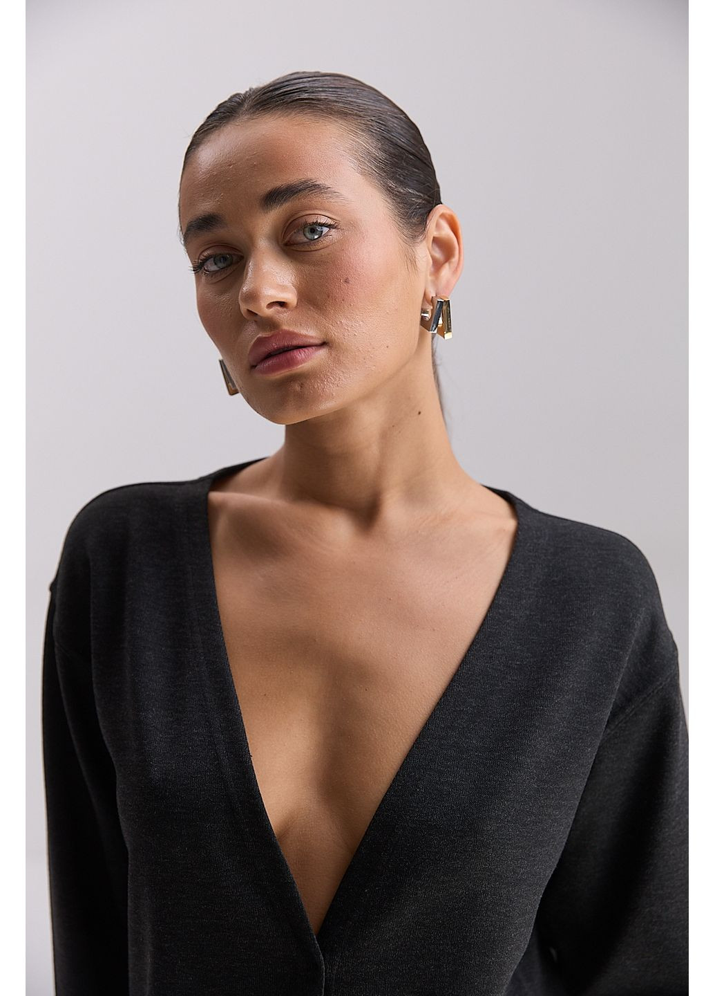 Женский трикотажный костюм с юбкой и кардиганом размер Arjen (373682126)