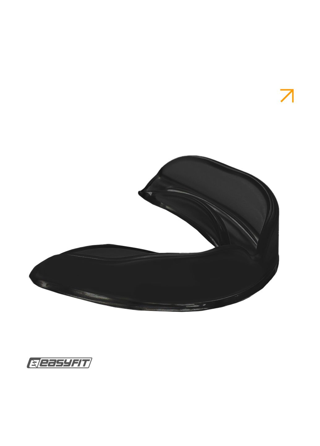 Капа для боксу чорна EasyFit (345714783)
