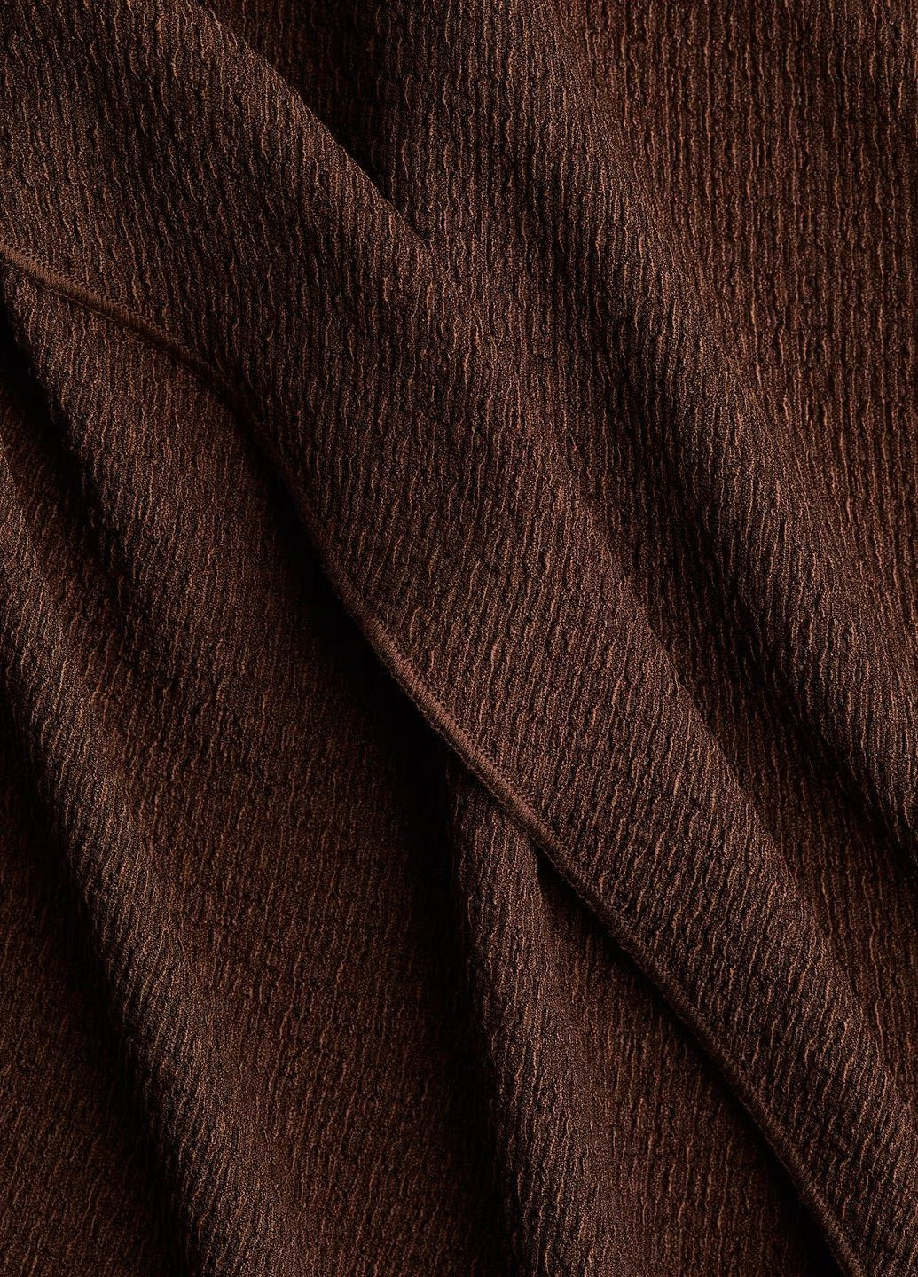 Темно-коричнева кежуал сукня H&M однотонна