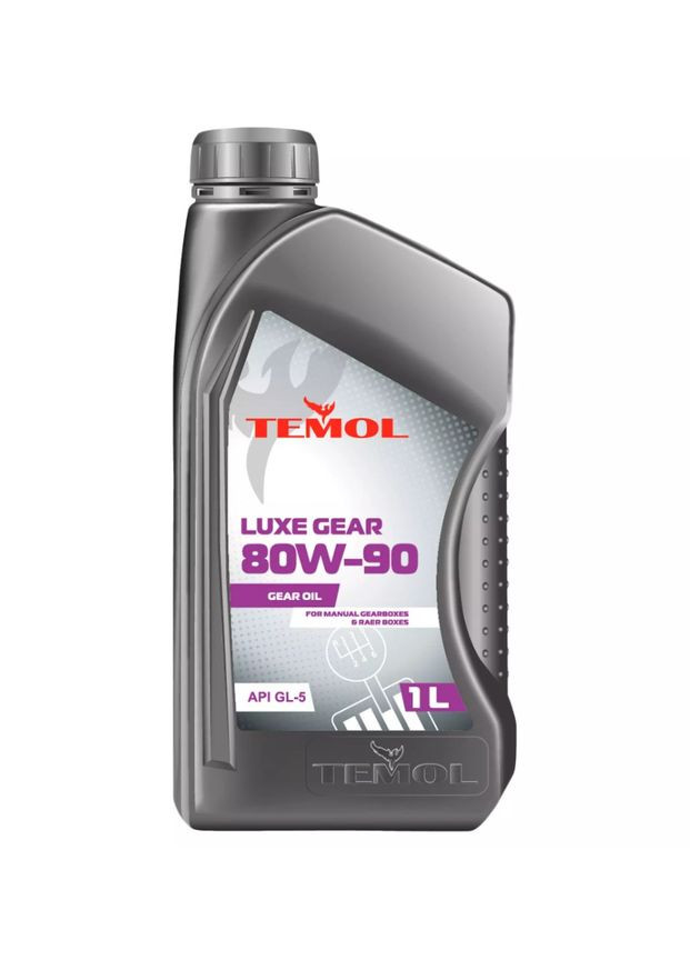 Трансмісійна олива LUXE GEAR (1 л, 80W-90) напівсинтетична для МКПП (41149) TEMOL (295032024)