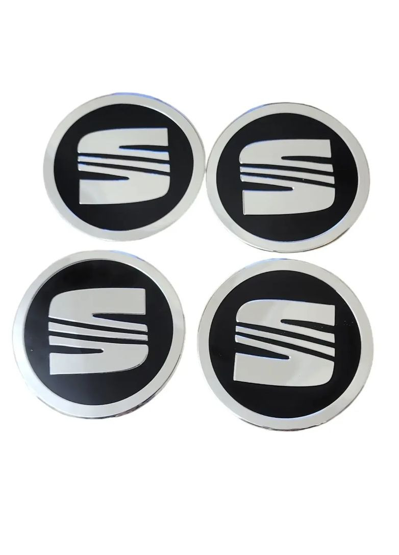 Наклейки на ковпаки Seat 90 мм 4 шт. Kenguru (372743223)