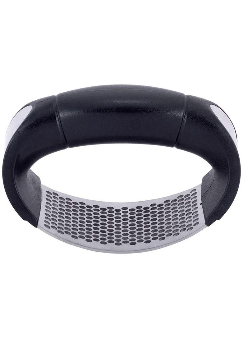 Прес для часнику з нержавіючої сталі з пластиковою ручкою для кухні часнику 10.8х5.2х7см Kamille (368978835)