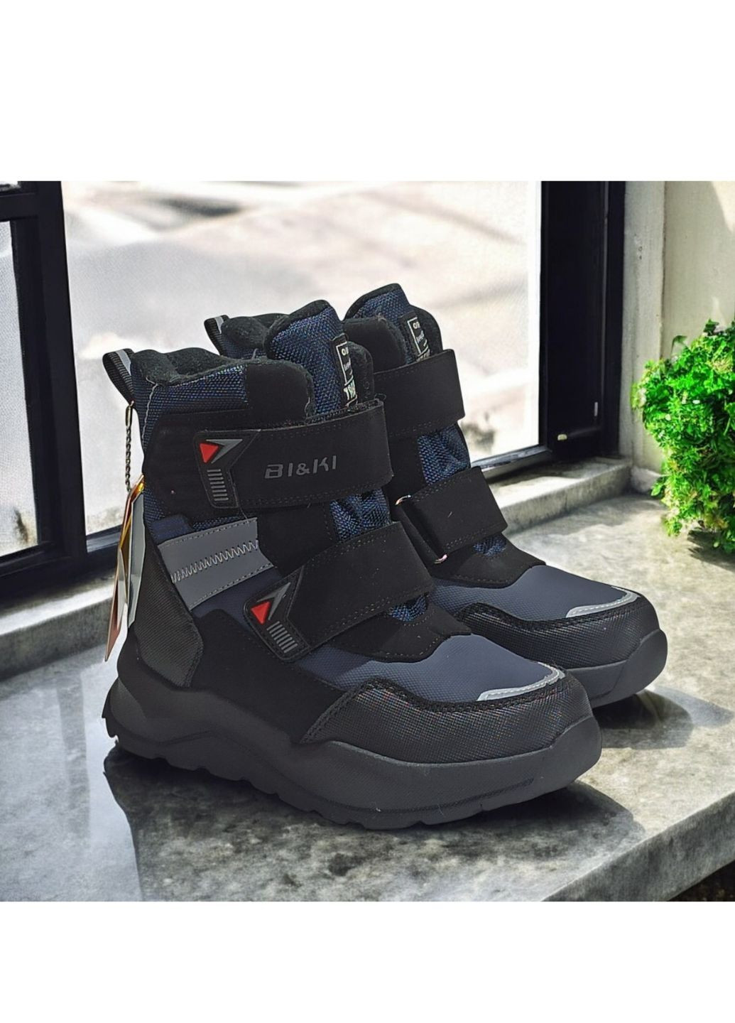 Синие зимние термоботинки зимние арт., синий Tom.M