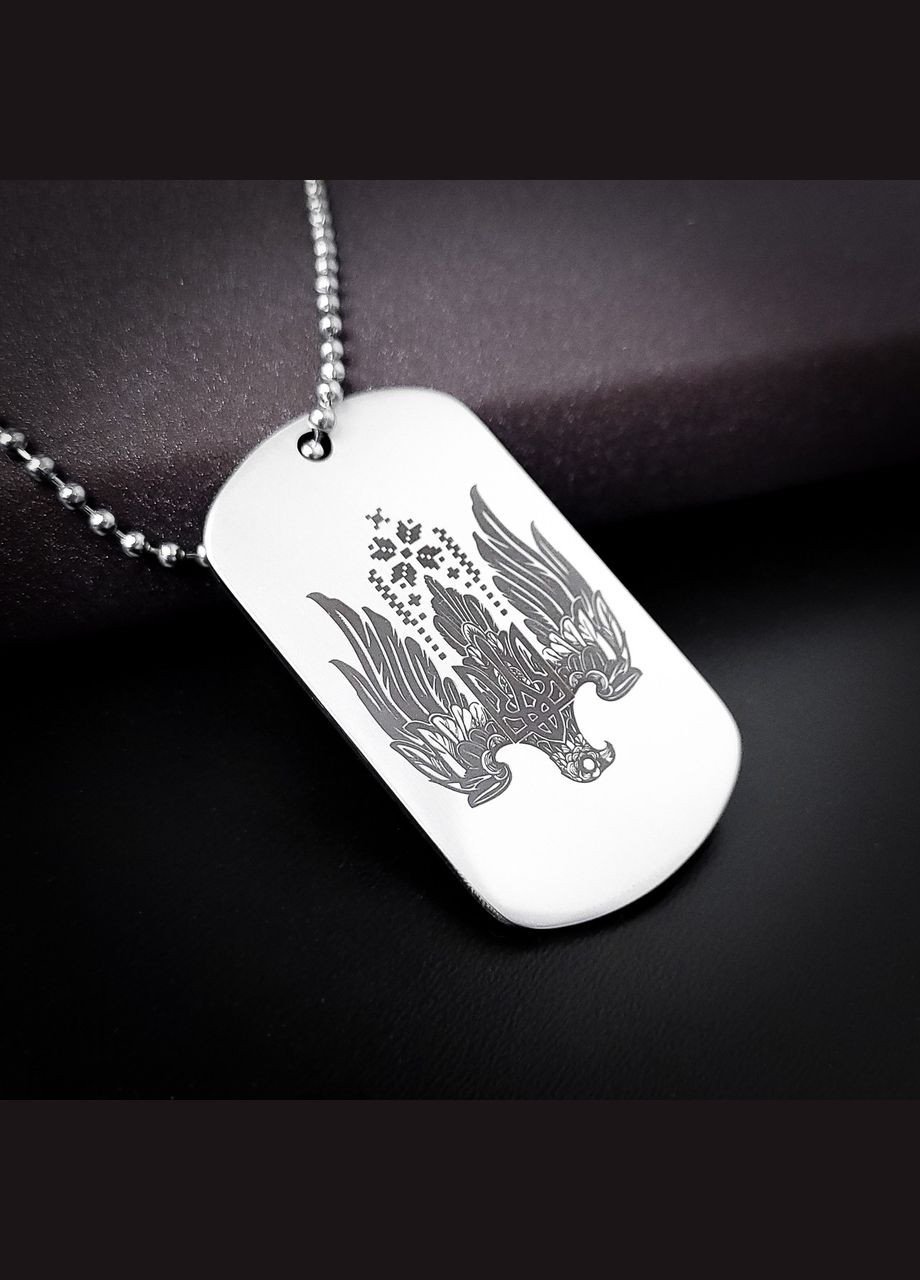 Жетон ЗСУ з нержавіючої сталі з ланцюжком. Жетон для 115 ОМБр - 115-та окрема механізована бригада No Brand (300369508)