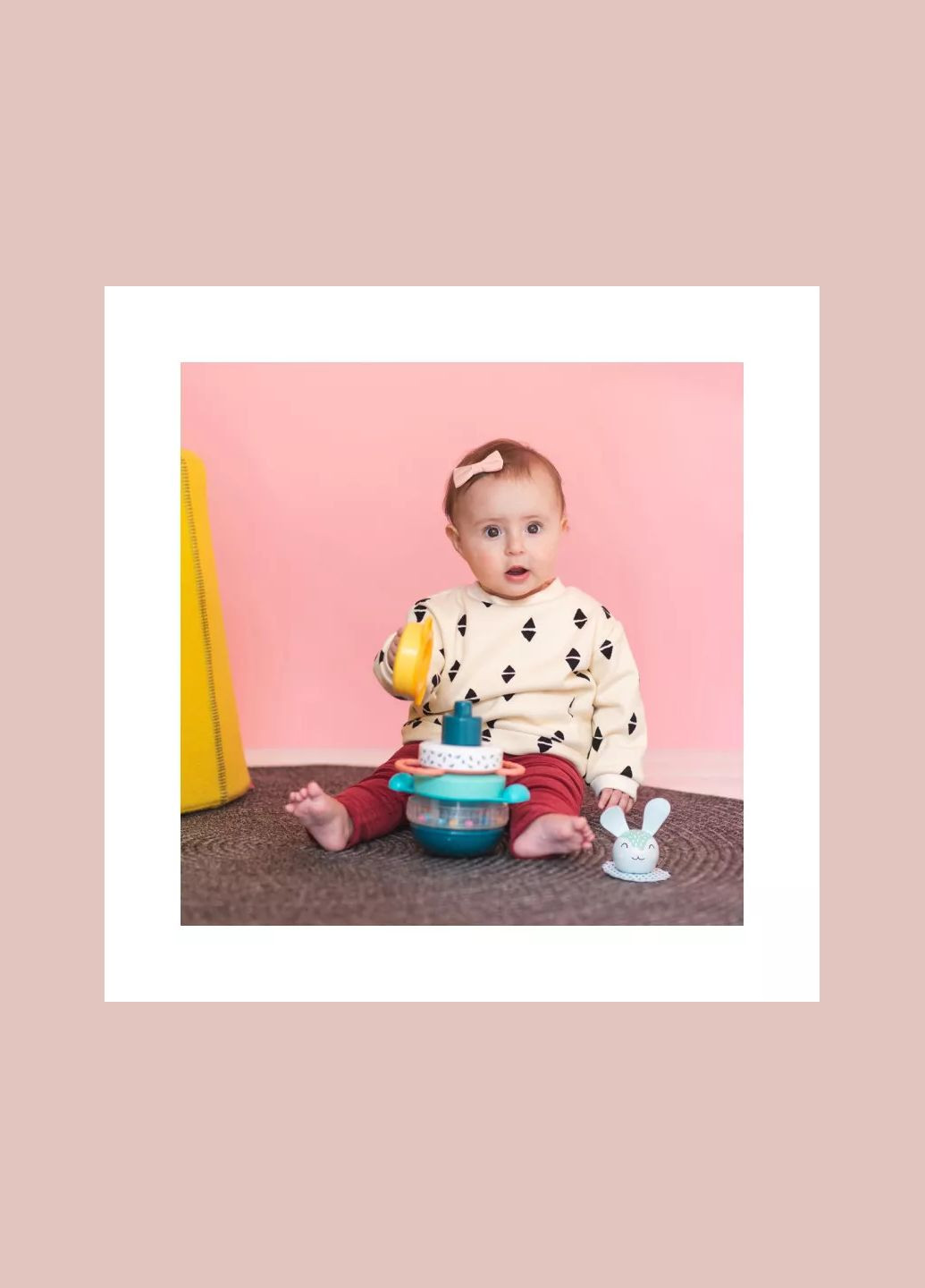 Пірамідка Північне сяйво Кролик (12445) Taf Toys (326806127)