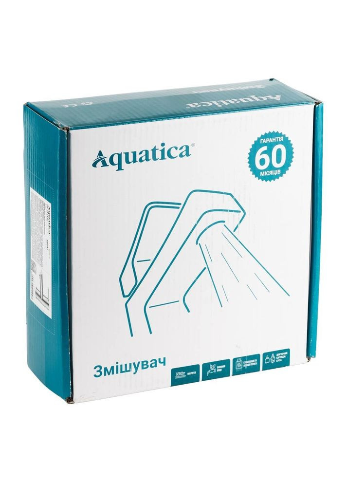 Змішувач HF Ø35 для раковини литий на шпильці HF-2A117C AQUATICA (352748165)