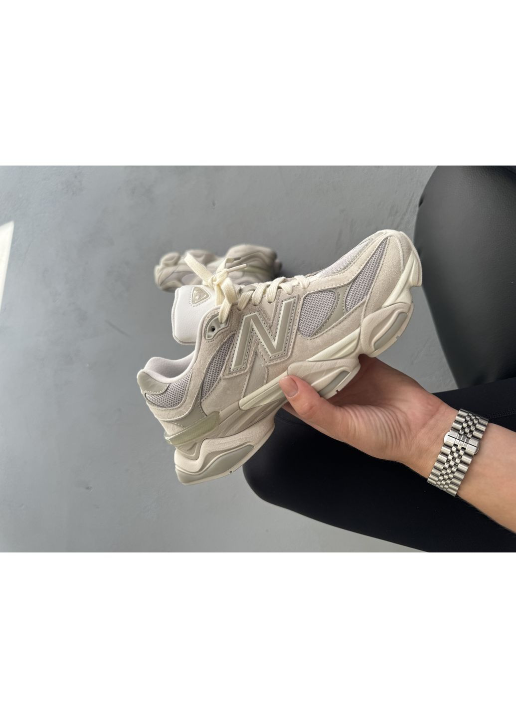 Кроссовки женские и мужские New Balance 9060 beige | Нью Беланс 9060 бежевые демисезоны (372129244)