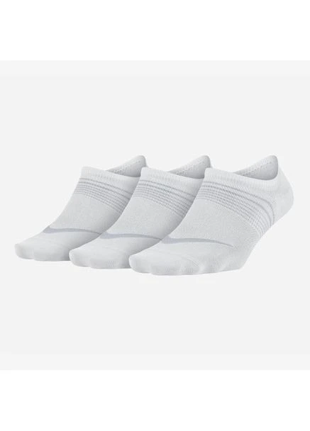 Білі шкарпетки u nk everyday plus ltwt footie 3pr Nike (399420269)