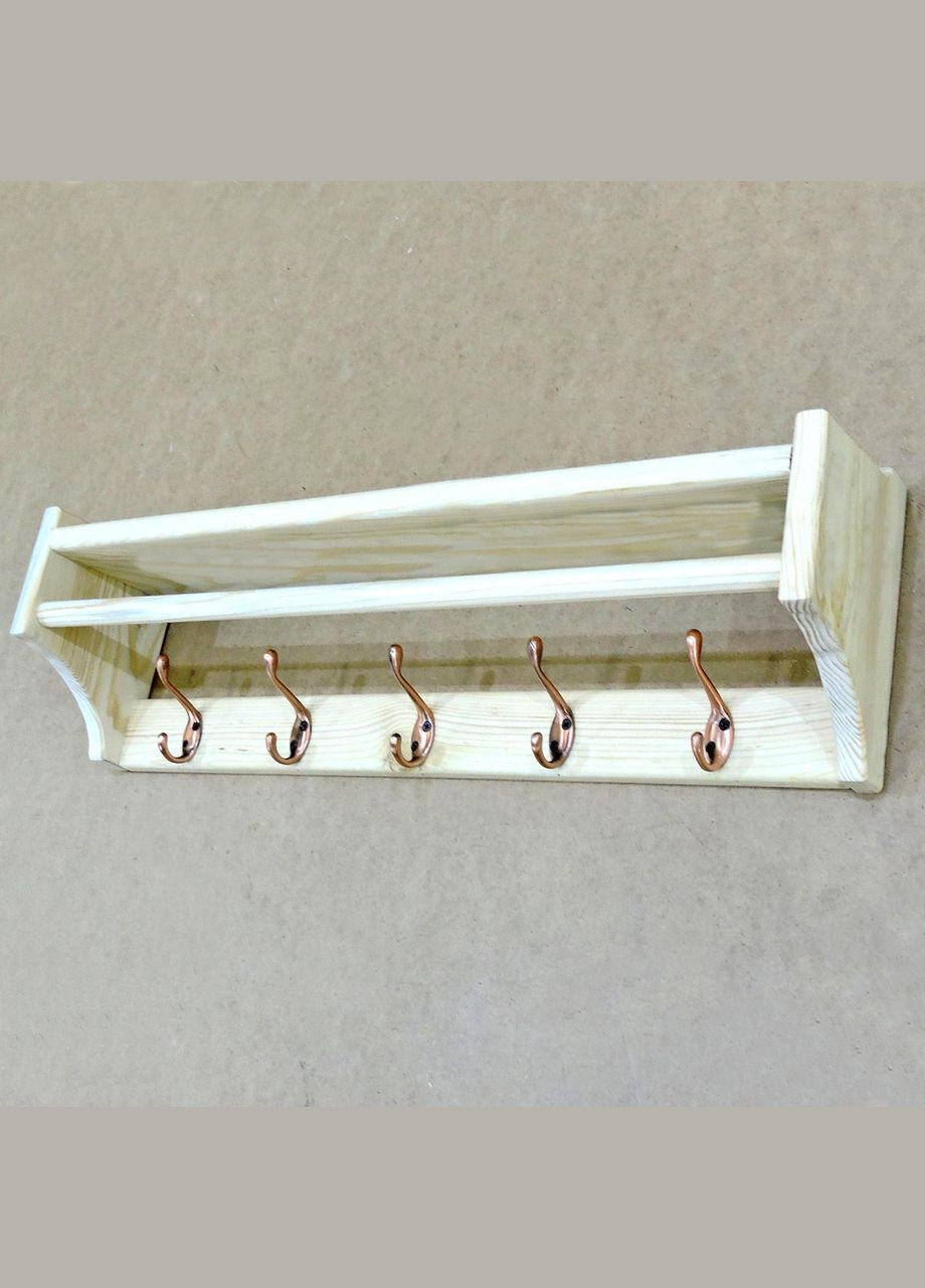 Вішалка для одягу з дерева Гамільтон 5 бланже (ВДО-501001) No Brand (327868522)