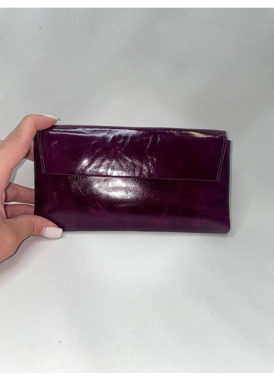 Женский кошелек из глянцевой кожи стандартной формы No Brand (371653331)