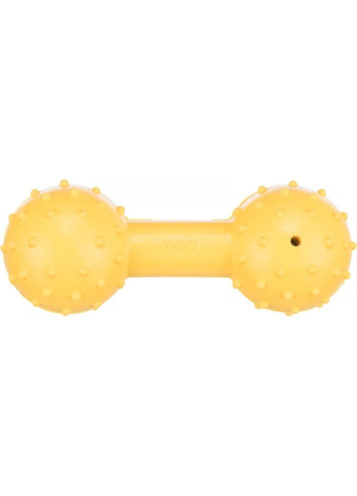 Іграшка Dog Toy Dumbbell для собак Гантель з дзвіночком гума 12 см Trixie (362701313)