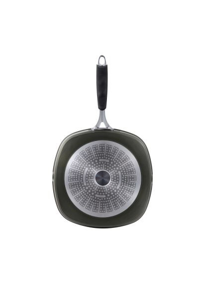 Сковорода (BG-30130-GR) Bergner Midnight, гриль 28x28 см (369878317)