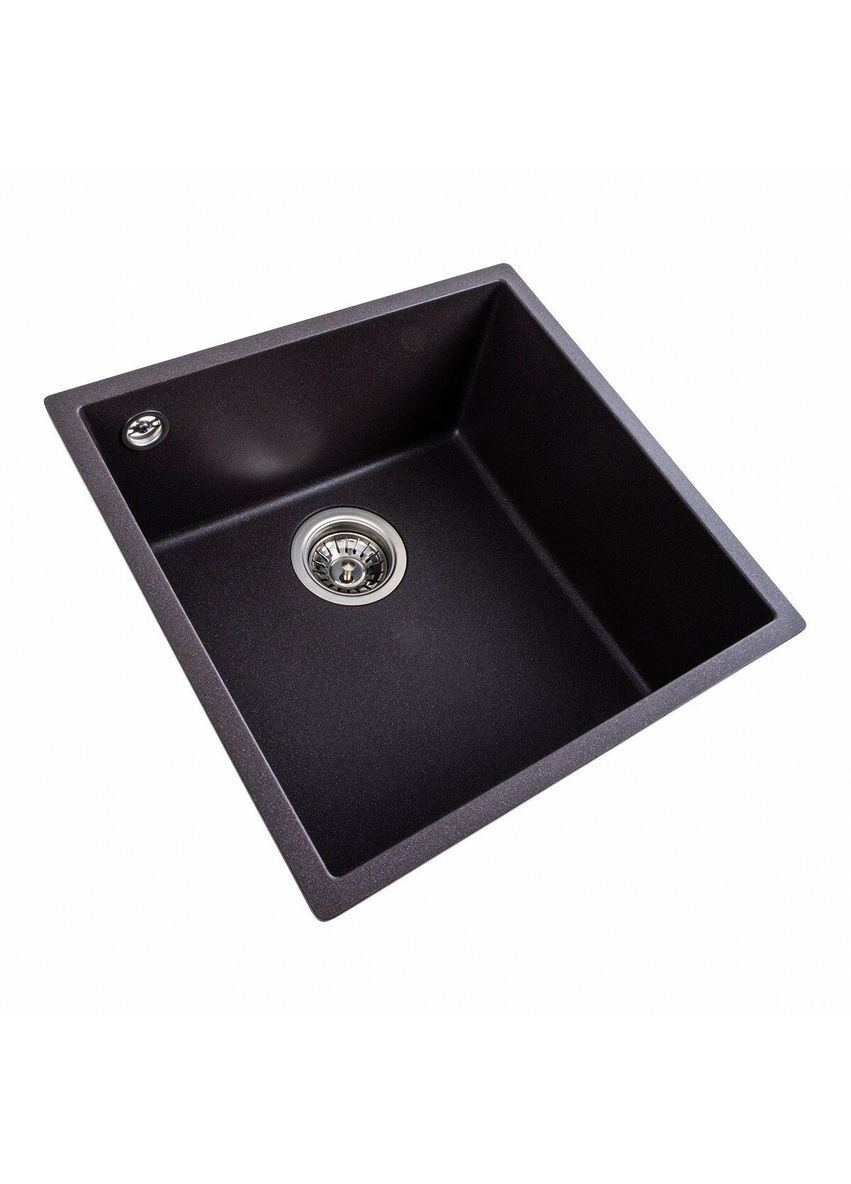 Гранітна мийка для кухні 4040 RUBA матовий Гренадін Platinum (342072066)