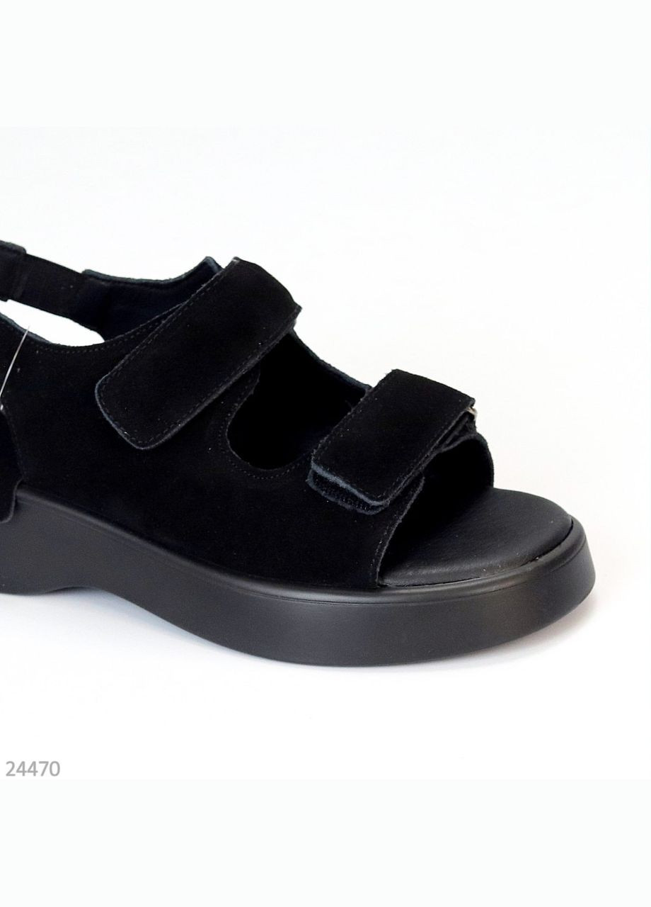 Черные босоножки "jellio" - удобство на максимум, стиль без компромиссов No Brand