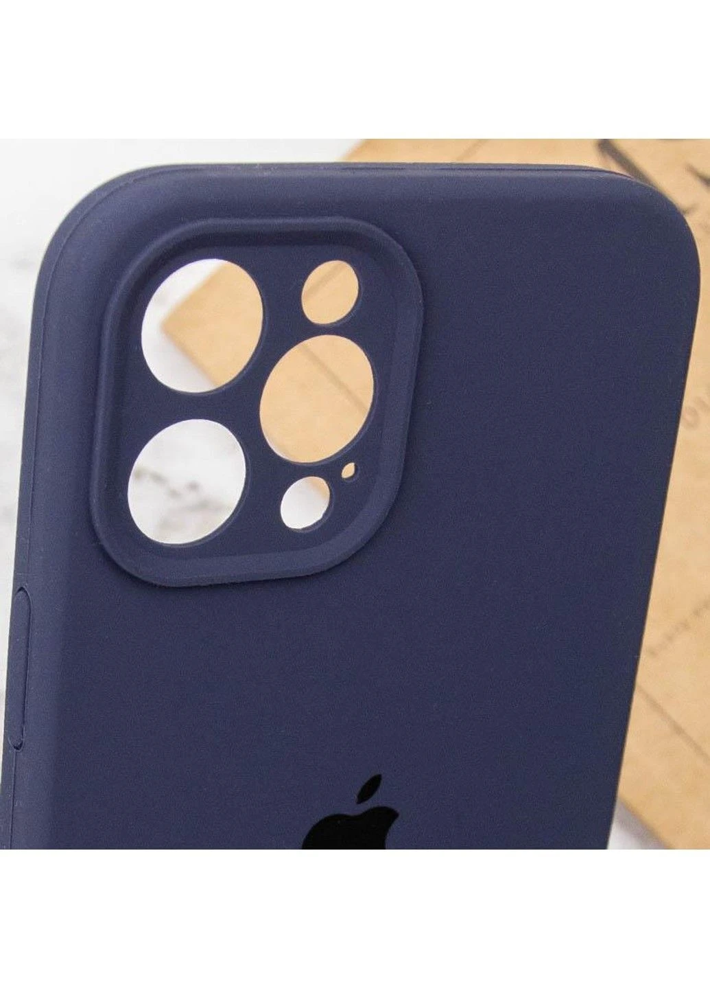 Чохол Silicone Case Full Camera Protective (AA) для Apple iPhone 12 Pro Max (6.7") Epik (390131235)
