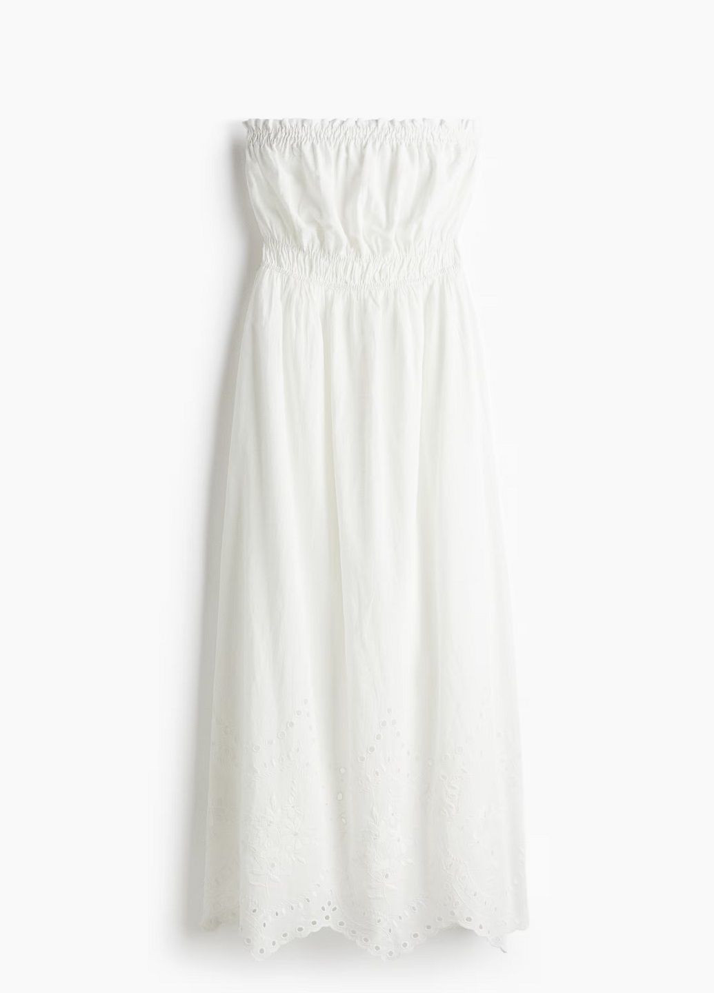 Білий кежуал сукня H&M однотонна