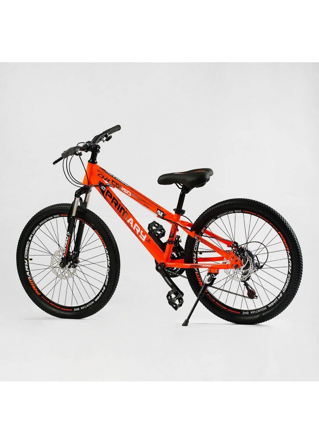 Велосипед спортивний "PRIMARY", 21 швидкість, сталева рама, перемикачі Saiguan Corso (288185603)