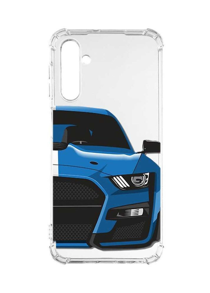 Чехол с утолщенными углами на Samsung Galaxy A24 (A245) 4G:: Авто синее (принт 229) Creative (360708757)