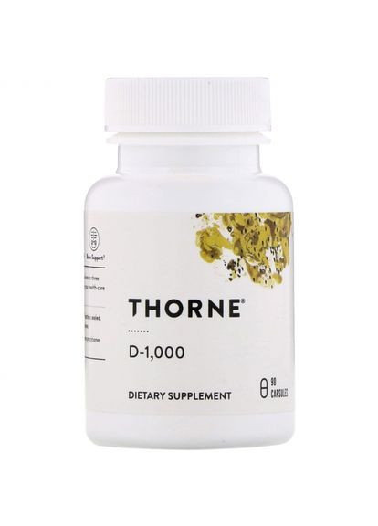 Вітамін Д1000,, 90 кап. (THR-12801) Thorne Research (266039001)