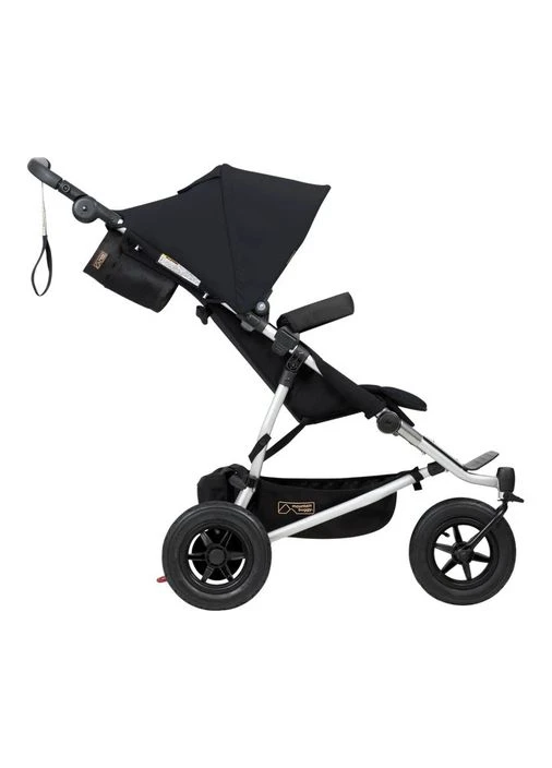 Універсальна коляска для двійнят 2 в 1 Duet з подвійною люлькою black Mountain buggy (380163581)