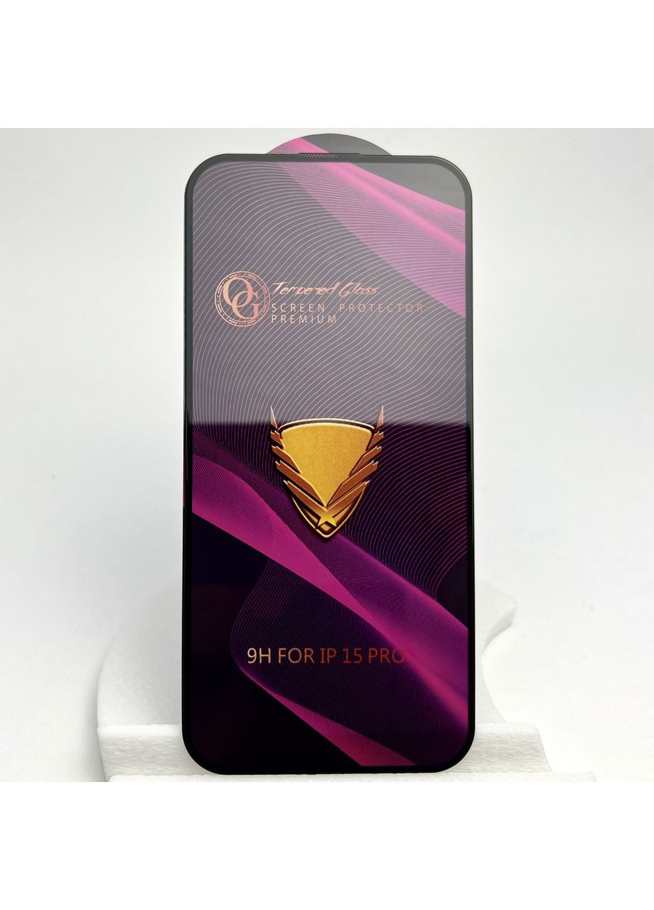Защитное стекло на 15 PRO Premium OG глянец ESD 9H для айфона 15 ПРО No Brand (369137304)