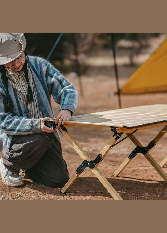 Стол раскладной CNK2300JU010 aluminum M 86х60х44 см Бежевый (6976023926945) Naturehike (362732280)