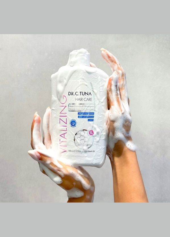Шампунь проти лупи Vitalizing Dr. C. Tuna 500 мл Farmasi (296781241)