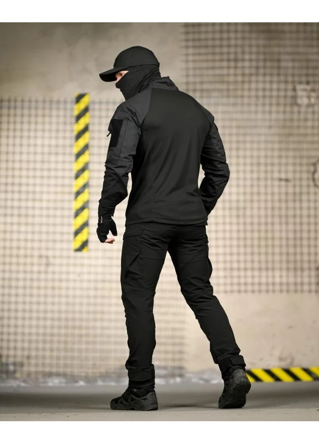 Літній тактичний костюм 6в1 black ТР6919 No Brand