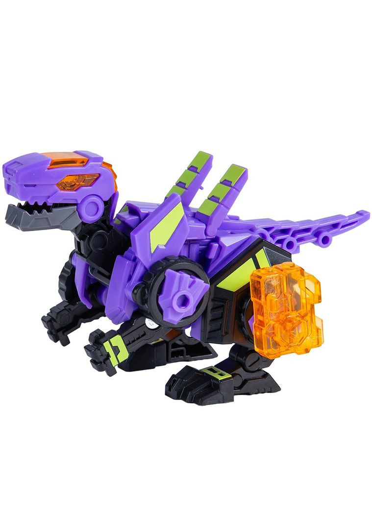 Динозавр-трансформер Пурпурный Раптор-бот, бокс для хранения () DINOSTER EU580840-2 (332955041)