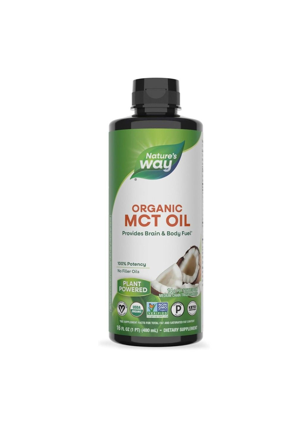 Органічна олія з MCT, 480 мл Nature's Way (347600264)