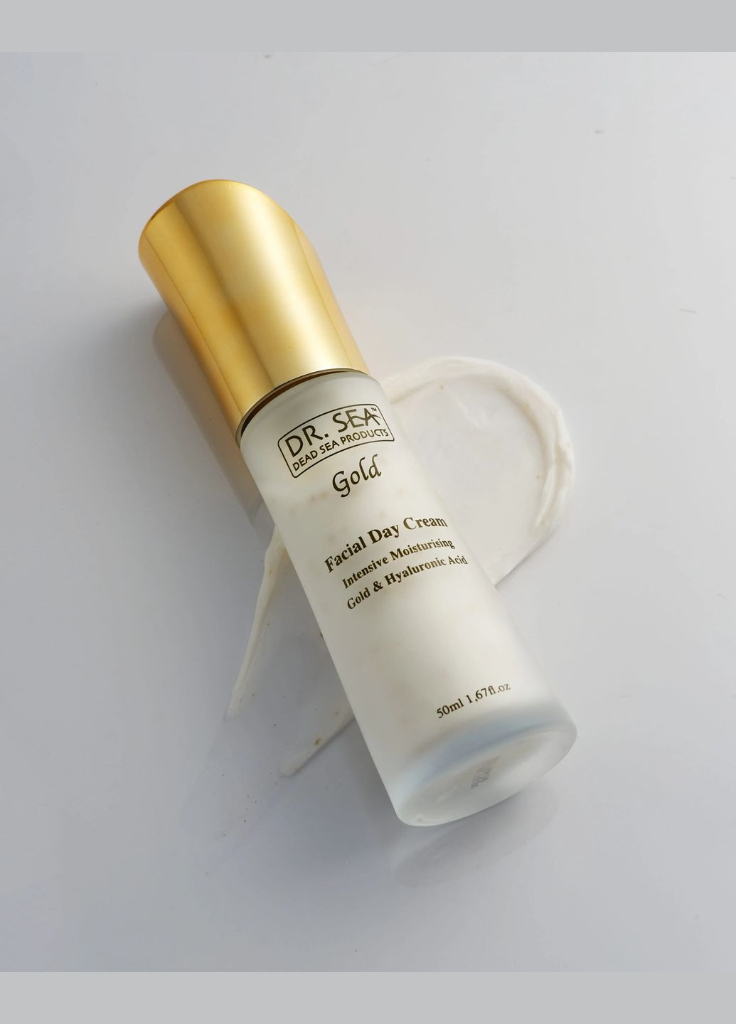 Dr. Sea Интенсивный и увлажняющий дневной крем для лица Dr.Sea с золотом и гиалуроновой кислотой, 50 мл — Крем, Израиль (303621342)