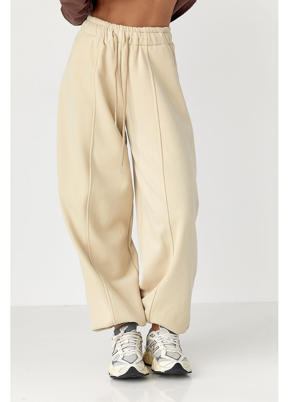 Жіночі теплі спортивні штани Lurex (361432566)