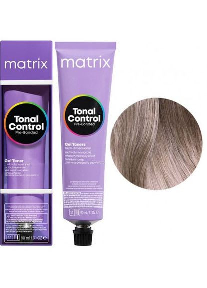 Кислотный тонер краска для волос Tonal Control Pre-Bonded Acidic Gel Toner 9V (8V) светлый блондин Matrix (292736117)