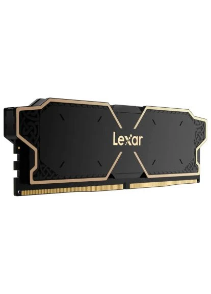 Модуль памяти для компьютера DDR5 32GB (2x16GB) 6000MHz Thor Black (LD5U16G60C38LG-RGD) Lexar DDR5 32GB (2x16GB) 6000 MHz Thor Black (366645147)