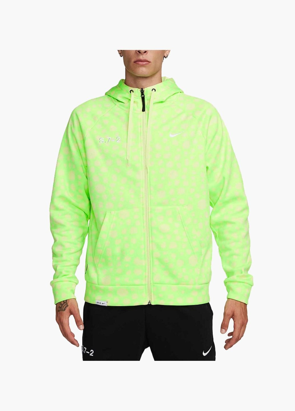 Толстовка чоловіча Therma-Fit Studio 72 Green FB7942-337 Nike (326783891)