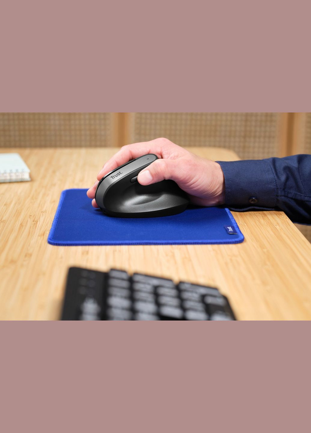 Миша Bayo 2 Ergonomic, BT/WL/USB-A, чорний Trust (314777230)