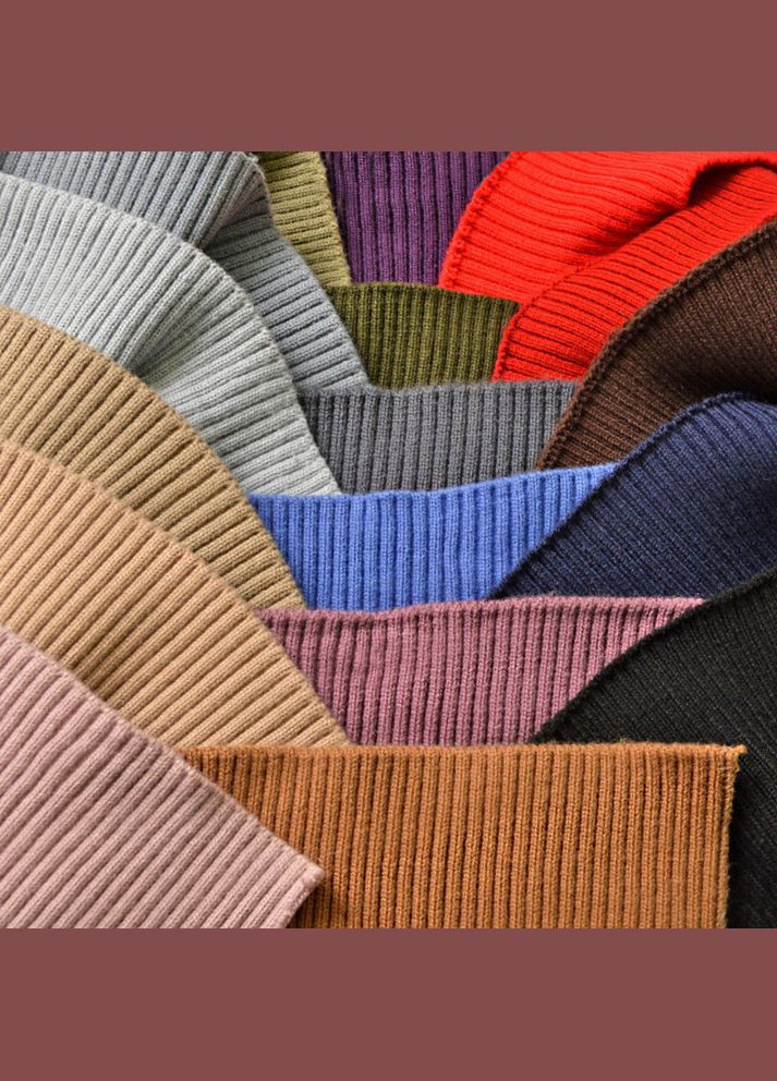 Манжет трикотажний дов’яз для рукавів та коміру 8х80 см щіл 755 г/м2 фрез IDEIA (275869484)