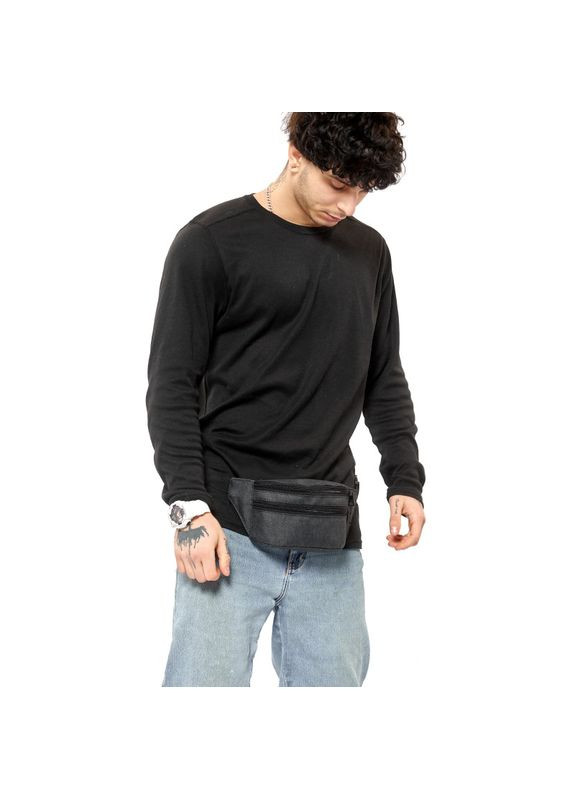 Мужская сумка на пояс бананка Tirso LTH тканевый Sambag (329405179)