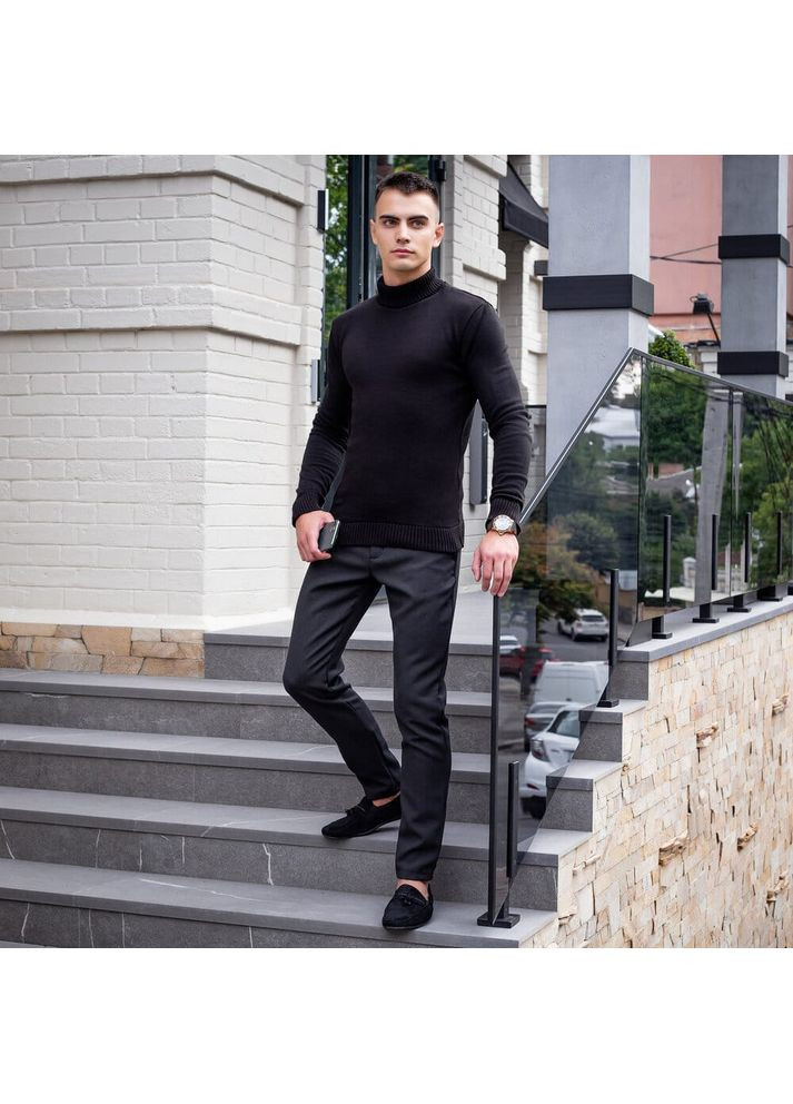 Чорний демісезонний светр axelrod чорний Pobedov