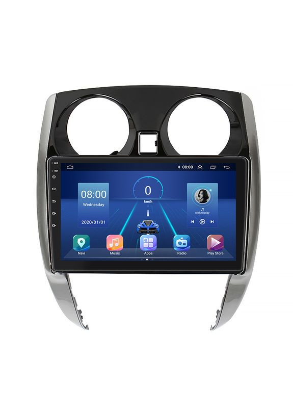 Штатна магнітола для Nissan Note II Рестайлінг 2016-2020 екран 10" 6/128Gb 4G Wi-Fi GPS Top 7 шт. Lesko (336205544)