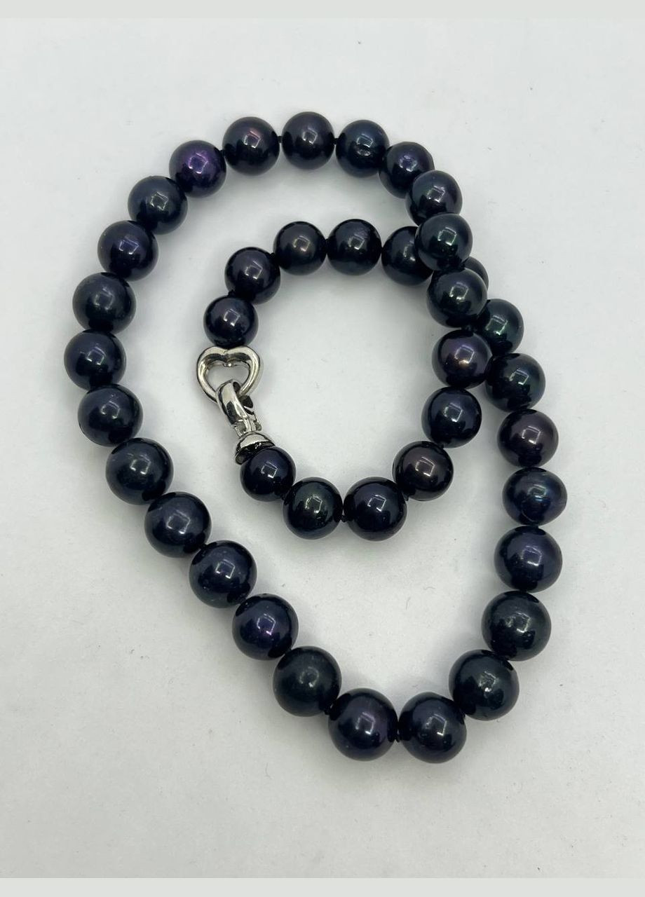 Намиста перли 42 см Чорний 11705 No Brand (311686509)