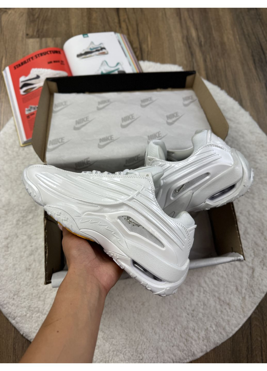 КРОСІВКИ ЖІНОЧІ NIKE HOT STEP 2 DRAKE NOCTA WHITE НАЙК ХОТ СТЕП No Brand білі демісезони (369389184)