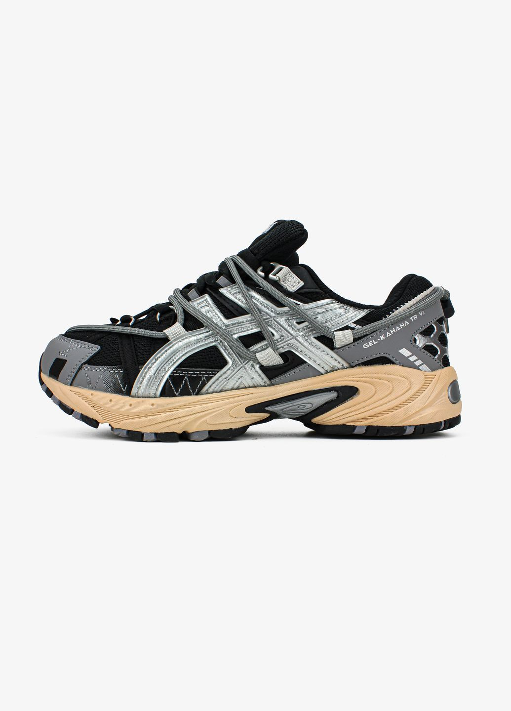 Сірі всесезон кросівки чоловічі asics gel-kahana tr v2 urbancore gray | асікс гель-кахана tr v2 сірі No Brand