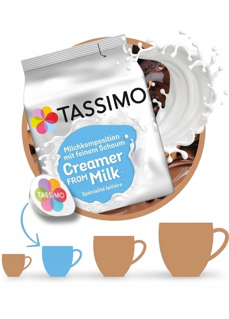 Набір молока в капсулах Creamer From Milk - 64 капсул Tassimo (380301422)