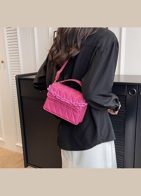 Женская сумка кросс-боди розовая No Brand (306709413)