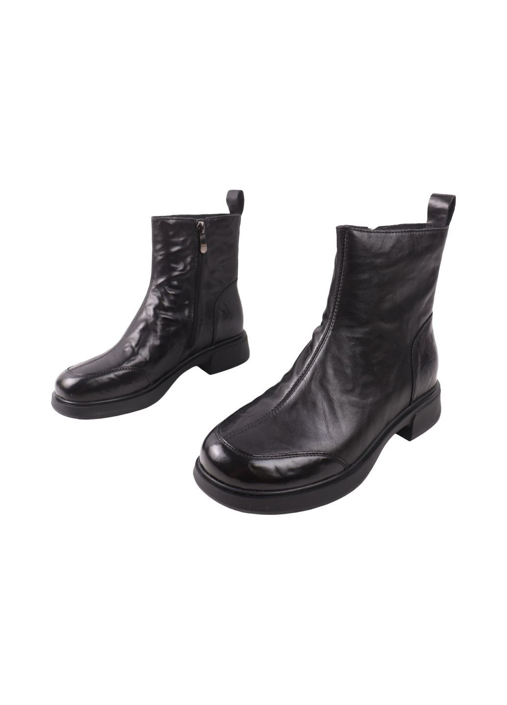 ботинки женские черные натуральная кожа Berisstini