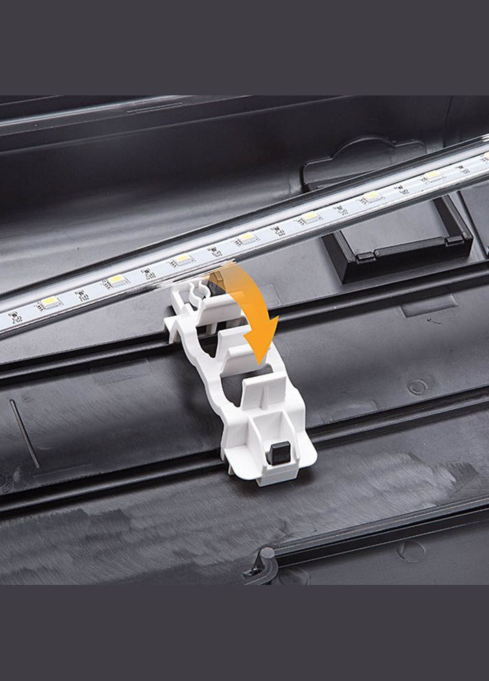 Светодиодные светильник для аквариума с пресной водой LED Bar Toplife (Ферпласт ЛЕД Бар Топлайф) Ferplast 9 Вт - 1.6 х 1.6 х 92.5 см - LED BAR 90 TOPLIFE (297922537)