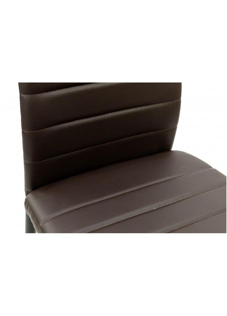 Кухонний стілець Rio екошкіра Темний шоколадний/Чорний Мікс Меблі 855262-01 855262 Мікс меблі (355468132)